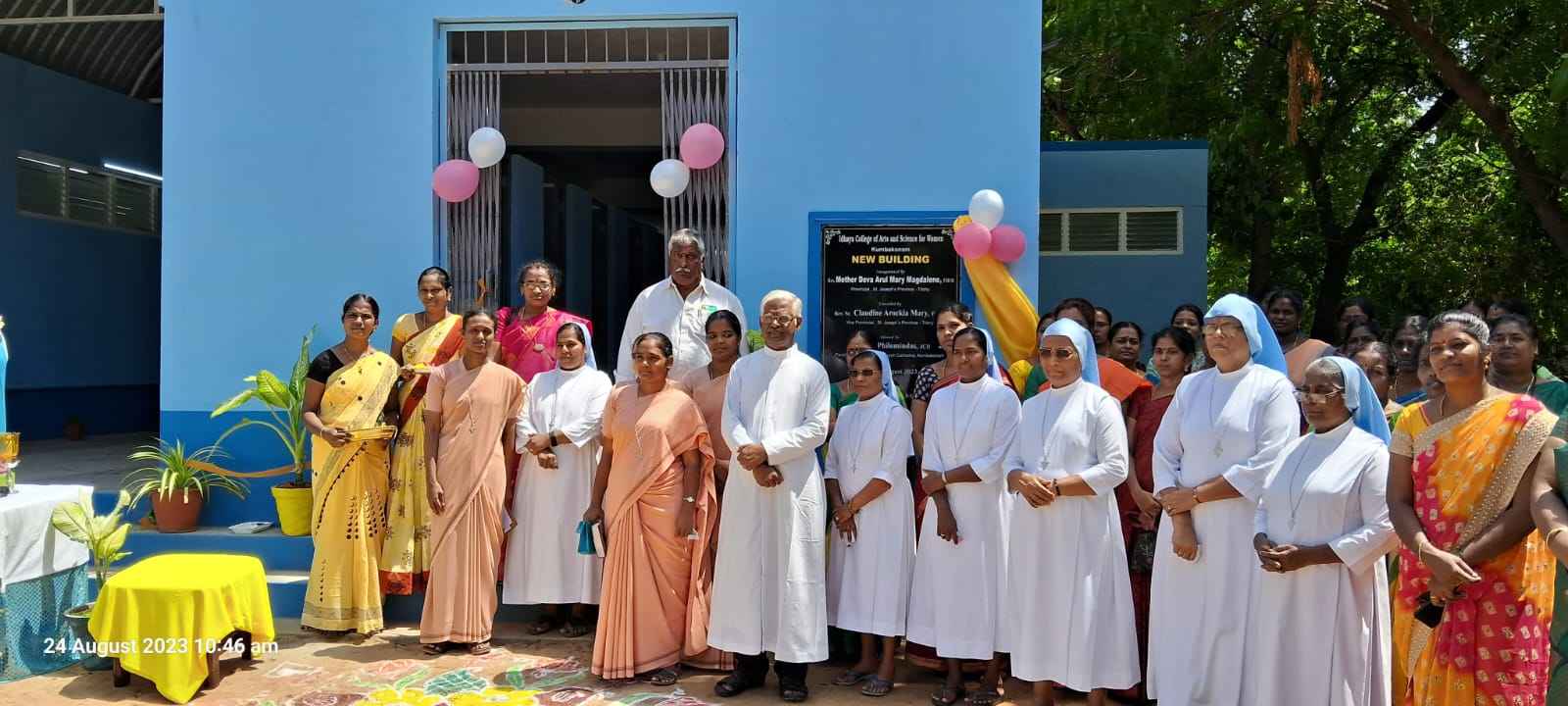 Idhaya College New Building Blessings