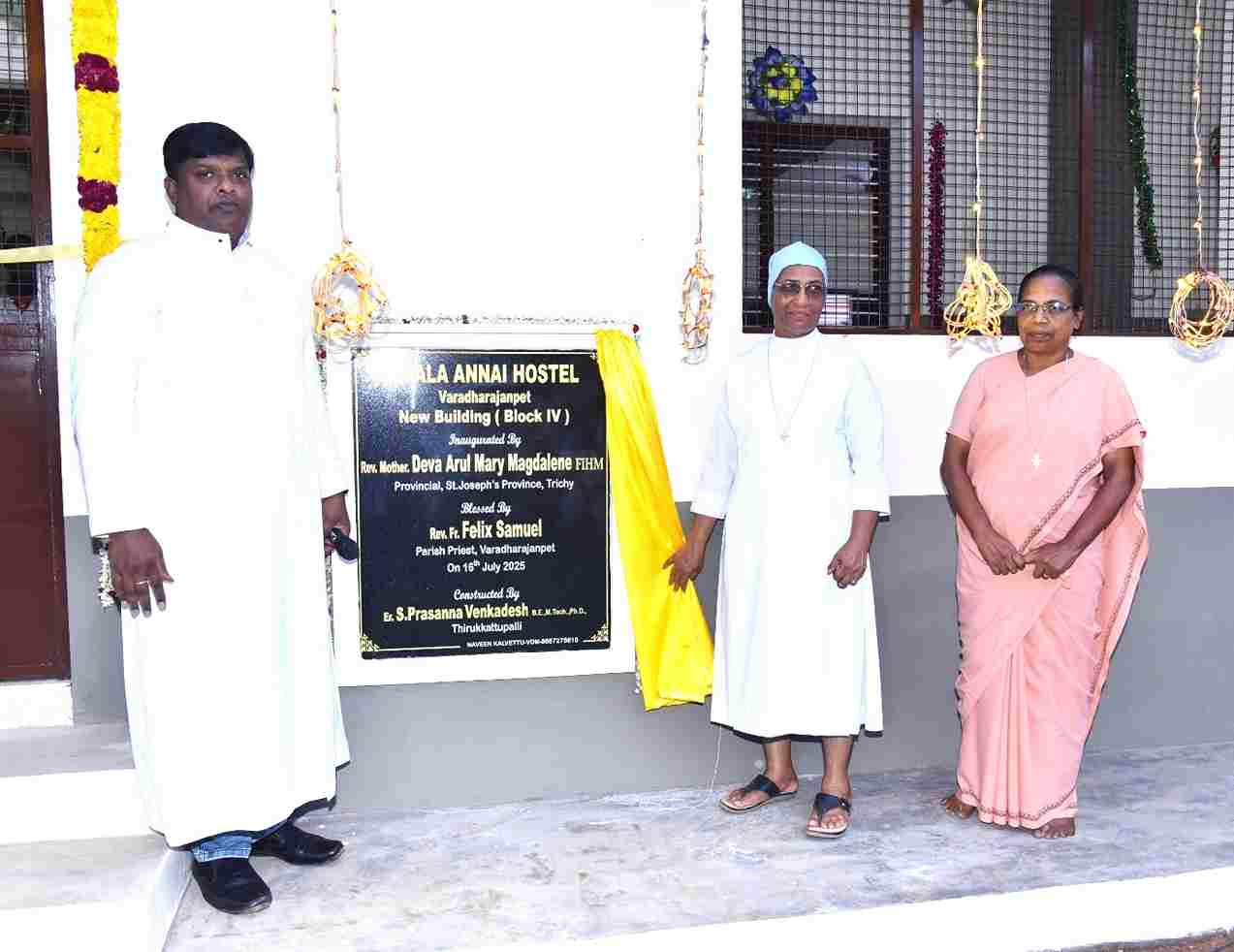 Amala Annai Hostel, New Building Blessing, Varatharajanpettai 