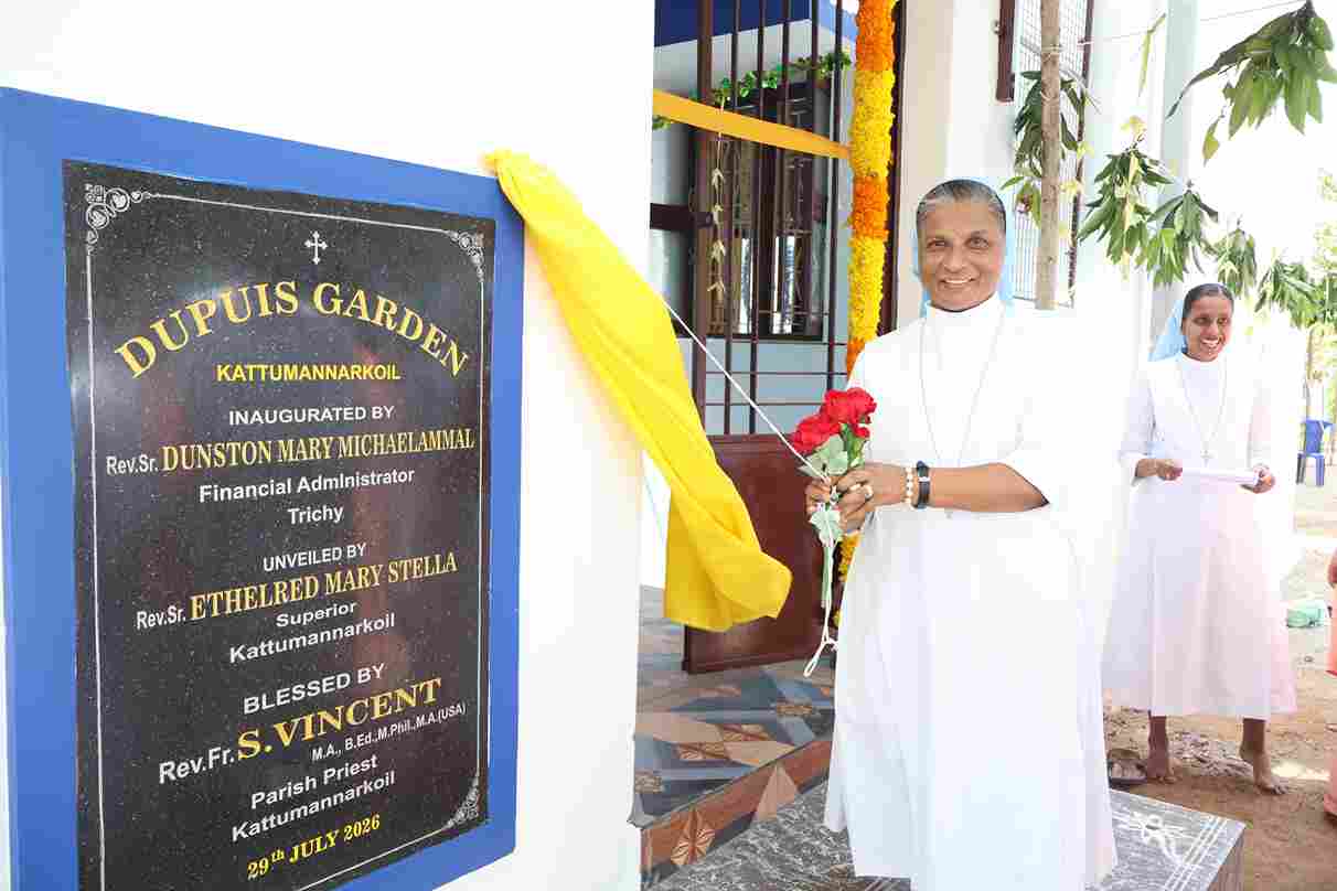 Dupuis Garden, Kattumannarkovil, New Building Blessing